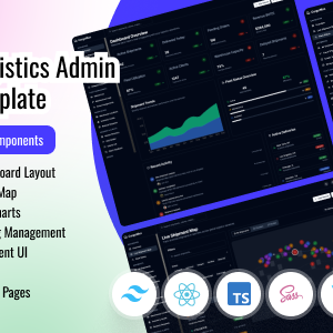 Cargomax – Shipping & Logistics Admin Dashboard React JS Template