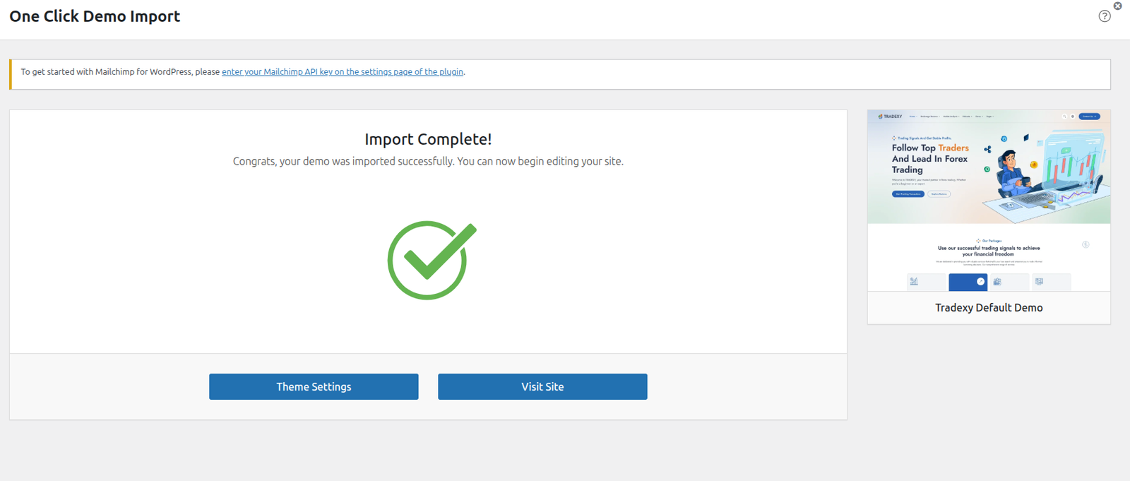 Demo Complete