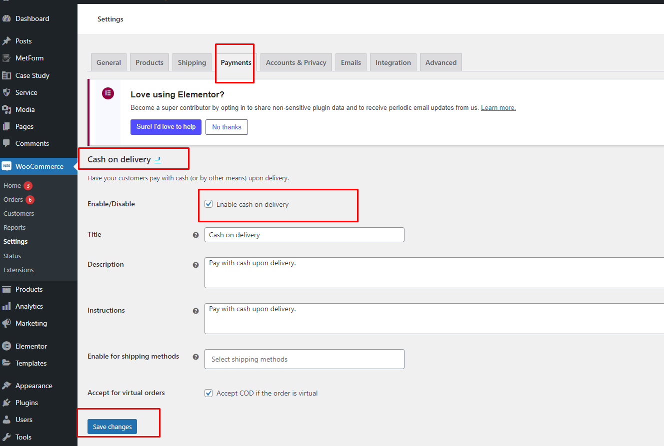 WooCommerce Setup 2